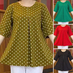 [🔥Oferta ograniczona czasowo🔥 ]💞[L-5XL] Nowa jesienna koszula w groszki 2026