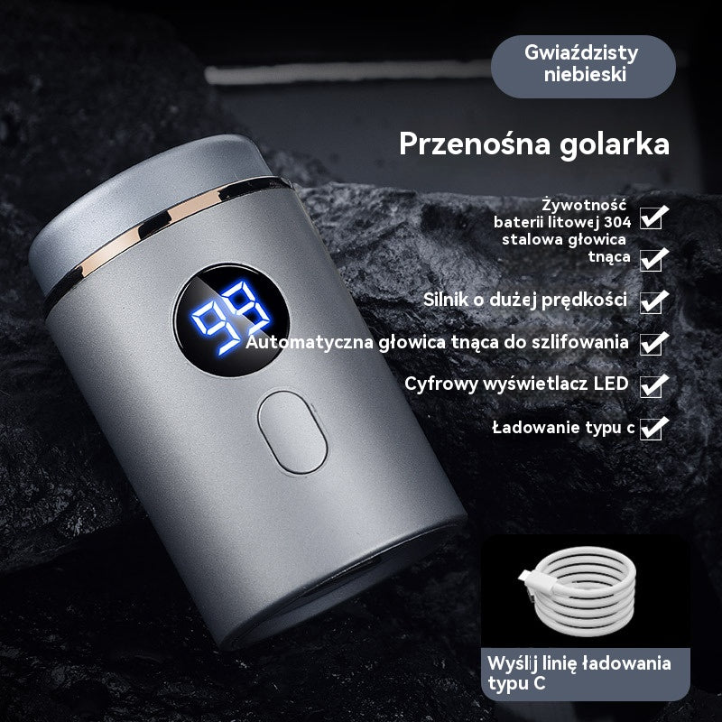 ⚡ Oferta specjalna -50%🔥 Wydajna mini golarka elektryczna dla mężczyzn z wyświetlaczem cyfrowym ✅️Płatność przy odbiorze